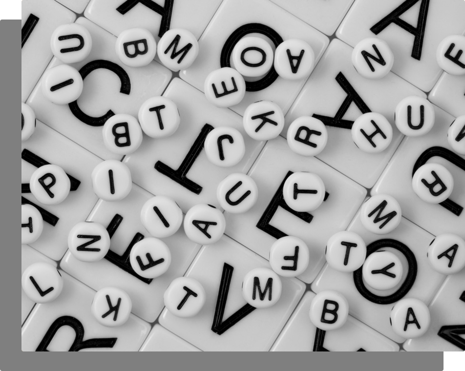 word game pieces