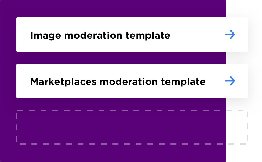 moderation template graphic
