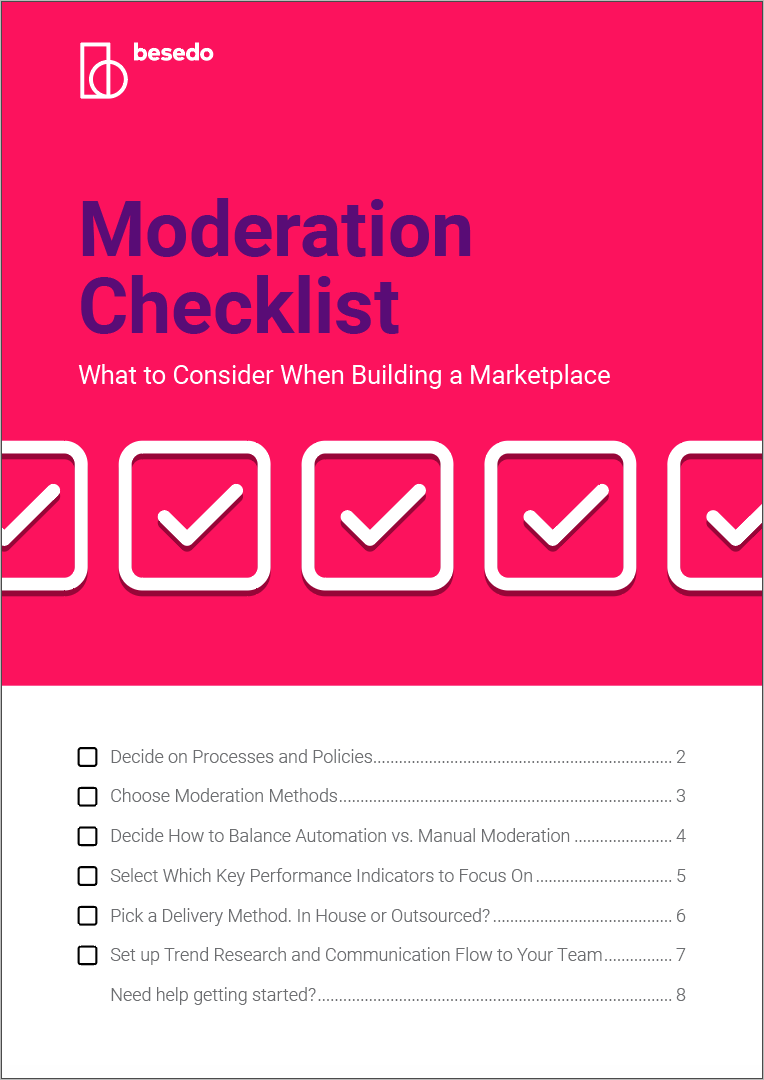 moderation checklist
