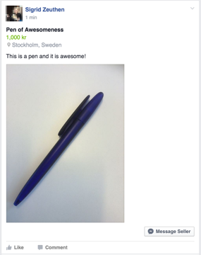 pen for sale screenshot