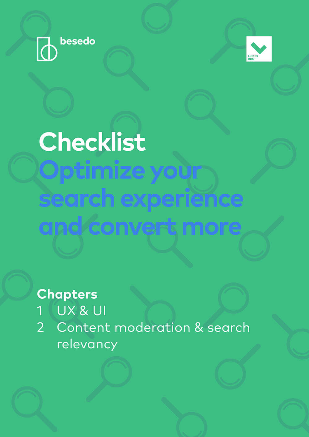 Checklist - Optimize your search experience and convert more - front page