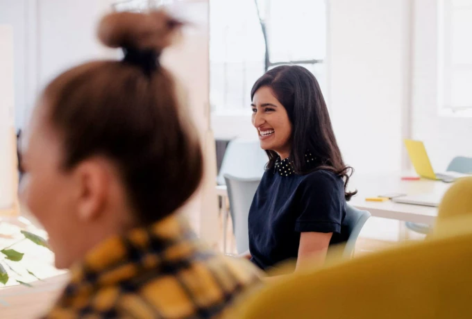 Photo of a woman in a meeting