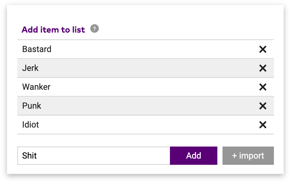 Profanity filters Besedo