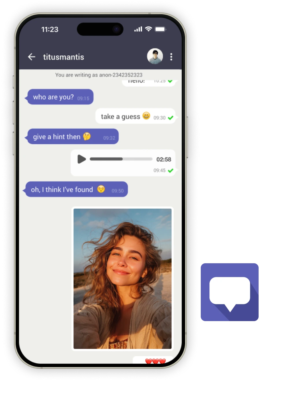 A phone showcasing the Connected2Me app