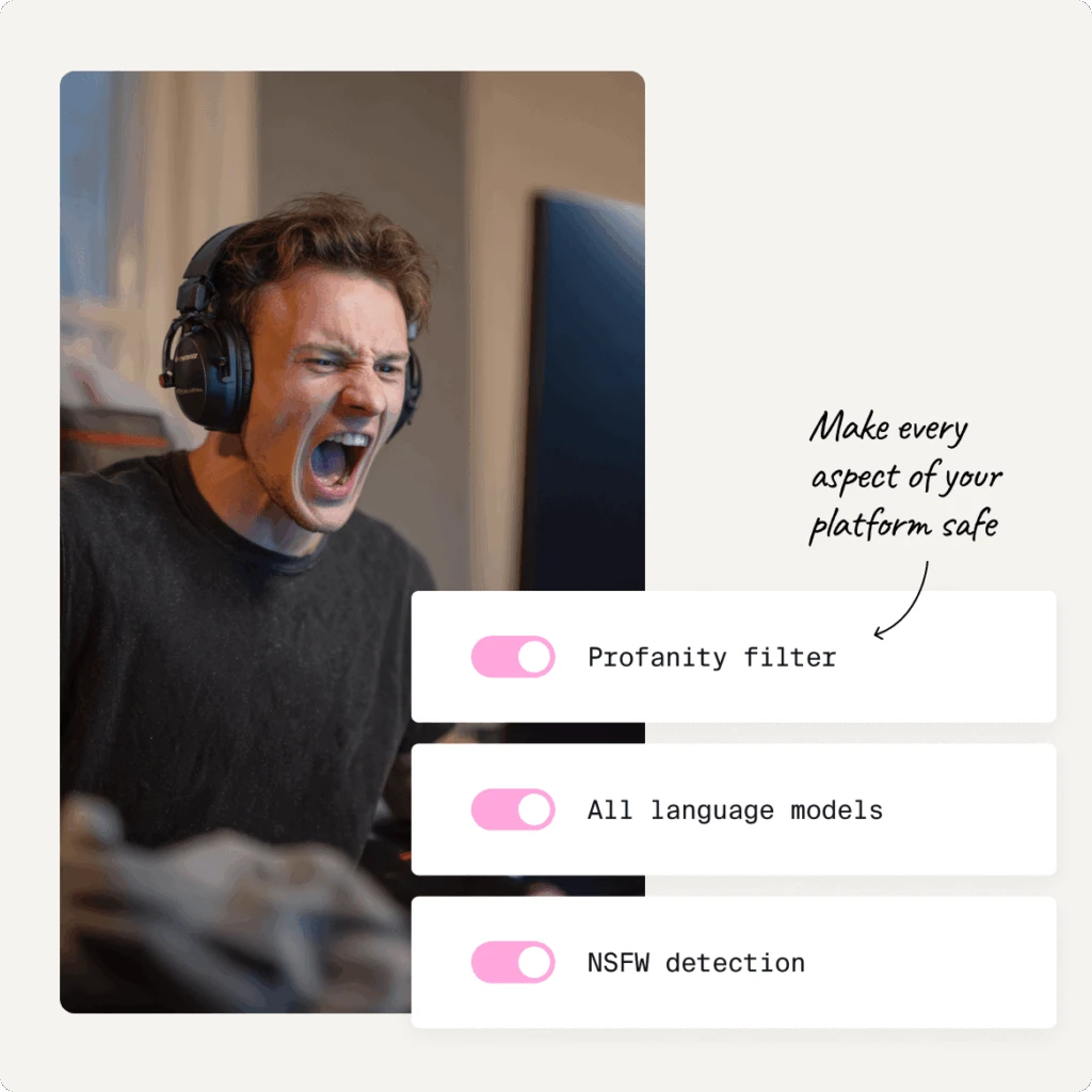 A gamer raging at his screen