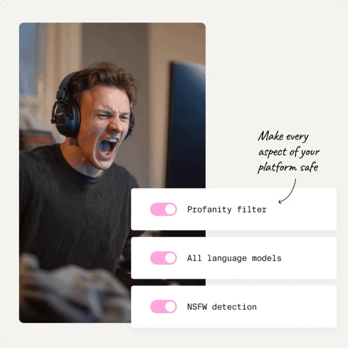 A gamer raging at his screen